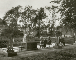 Летний сад. Амур и Психея. Фото К.К.Буллы. 1913